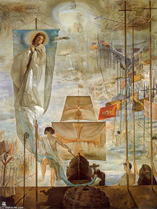 Salvador Dali - The Discovery of America by Christopher Columbus