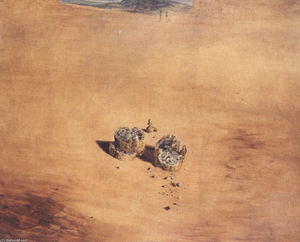 Salvador Dali - Two Pieces of Bread Expressing the Sentiment of Love