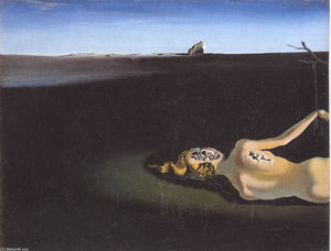 Salvador Dali - Woman Sleeping in a Landscape