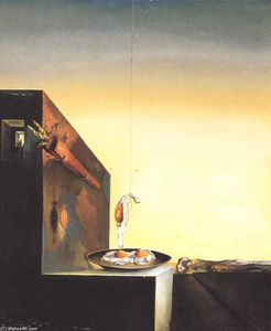 Salvador Dali - Eggs on Plate without the Flat