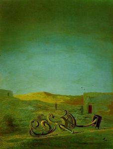 Salvador Dali - Untitled (Desert Landscape)