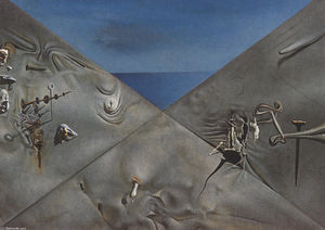Salvador Dali - Hyperxiological Sky