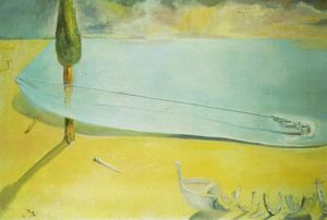 Salvador Dali - Untitled (Skin of a Beach)