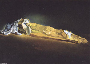 Salvador Dali - Ordinary French Loaf with Two Fried Eggs
