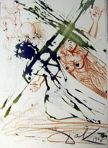 Salvador Dali - Jesus carrying the cross