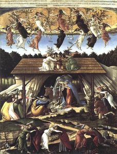 Order Paintings Reproductions The Mystical Nativity, 1500 by Sandro Botticelli (1445-1510, Italy) | WahooArt.com