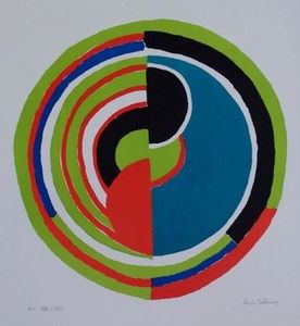Sonia Delaunay (Sarah Ilinitchna Stern) - Abstract Swirl