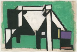 Theo Van Doesburg - Study for Composition VIII (The Cow)