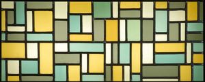 Theo Van Doesburg - Stained glass composition VIII