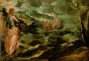Tintoretto (Jacopo Comin) - Christ on the Sea of Galilee