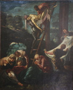 Tintoretto (Jacopo Comin) - The descent from the Cross