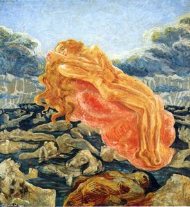 Umberto Boccioni - The dream (Paolo and Francesca)