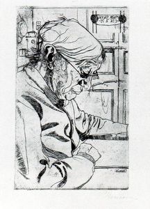 Umberto Boccioni - María Sacchi Reading
