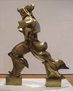 Order Art Reproductions Unique Forms of Continuity in Space, 1913 by Umberto Boccioni (1882-1916, Italy) | WahooArt.com