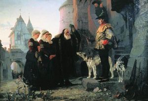 Vasily Dmitrievich Polenov - Droit du seigneur