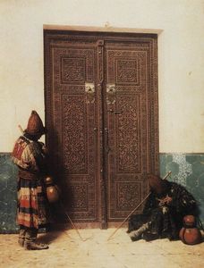 Vasily Vasilevich Vereshchagin - At the Door of a Mosque