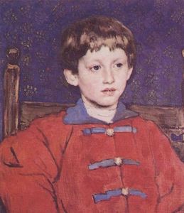 Victor Vasnetsov - Portrait of Vladimir Vasnetsov, the Artist`s Son