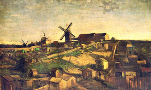 Vincent Van Gogh - Montmartre the Quarry and Windmills