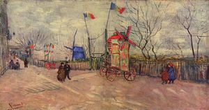 Vincent Van Gogh - The Allotments at Montmartre