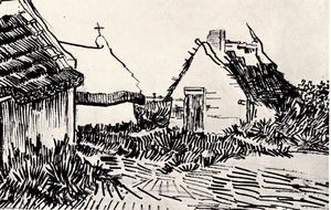 Vincent Van Gogh - Three Cottages in Saintes-Maries