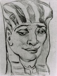 Vincent Van Gogh - Mask of an Egyptian Mummy 4