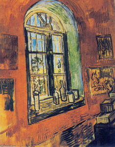 Vincent Van Gogh - Window of Vincent-s Studio at the Asylum