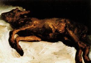 Vincent Van Gogh - New-Born Calf Lying on Straw