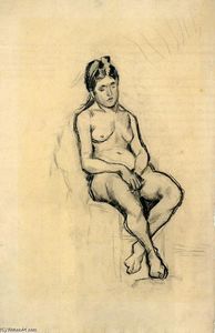 Vincent Van Gogh - Seated Female Nude