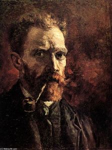Vincent Van Gogh - Self-Portrait with Pipe