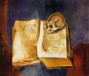 Vladimir Tatlin - A Skull on the Open Book