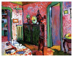 Wassily Kandinsky - Interior (My dining room)