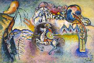 Wassily Kandinsky - St. George and the dragon