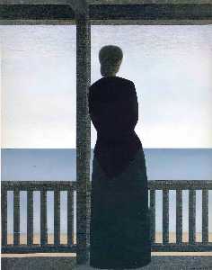 Will Barnet - Woman by the Sea