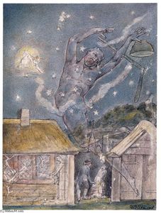  Art Reproductions The Goblin, 1820 by William Blake (1757-1827, United Kingdom) | WahooArt.com