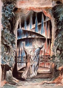 William Blake - Dante and Virgil at the Gates of Hell