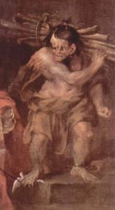 William Hogarth - Caliban from --The Tempest-- of William Shakespeare
