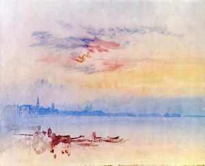 William Turner - Venice, Looking East from the Guidecca, Sunrise
