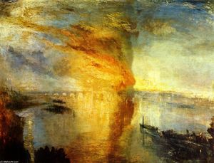 William Turner - The Burning of the Houses of Parliament
