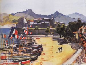 Zinaida Serebriakova - The Port of Collioure