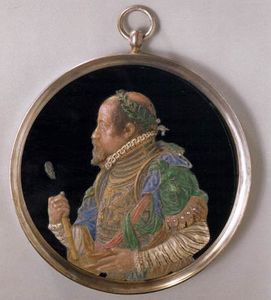 Antonio Abondio - Medallion Portrait of Emperor Maximilian II