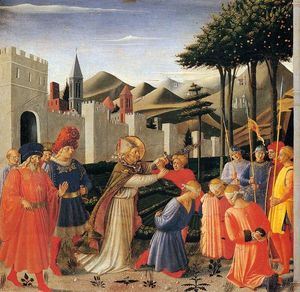 Fra Angelico - The Story of St Nicholas: The Liberation of Three Innocents