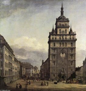 Bernardo Bellotto - The Kreuzkirche in Dresden