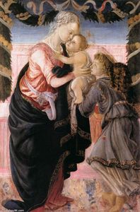 Sandro Botticelli - Madonna and Child with an Angel