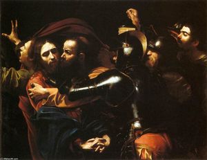 Caravaggio (Michelangelo Merisi) - Taking of Christ - (buy paintings reproductions)