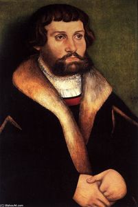 Hans Cranach - Portrait of a Bearded Young Man