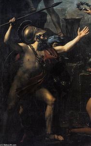 Jacques Louis David - Leonidas at Thermopylae (detail)