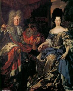 Johan Francois Douven - Elector Palatine Johann Wilhelm von Pfalz-Neuburg and Anna Maria Luisa de- Medici