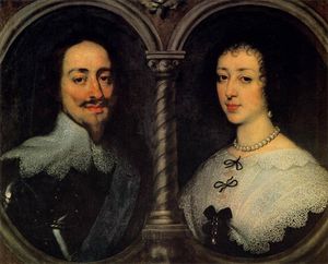 Anthony Van Dyck - Charles I of England and Henrietta of France