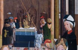 Geertgen Tot Sint Jans - The Holy Kinship (detail)