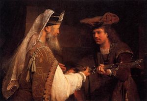 Aert De Gelder - Ahimelech Giving the Sword of Goliath to David
